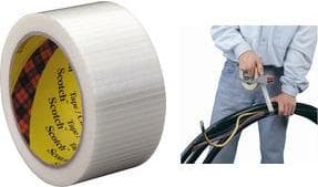 Scotch filamenttejp 8959, transparent, 25 mm x 50 m, tjocklek: 0,145 mm, bärarmaterial av PP-film (BOPP) - 1 st (89592550)