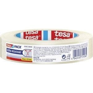 TESA filamenttiteippi, läpinäkyvä (P x L) 50 mx 25 mm, sisältö: 1 rulla (45902-00000-00)