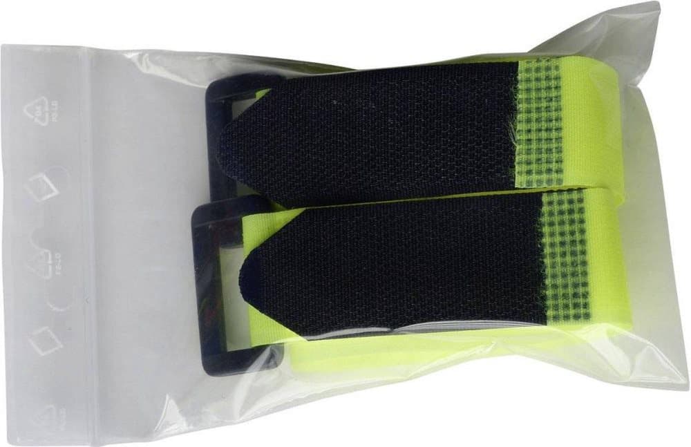TRU COMPONENTS 688-777-Bag Kardborreband Med rem Krok och ögla del (LxB) 300 mm x 25 mm Gul 2 st.