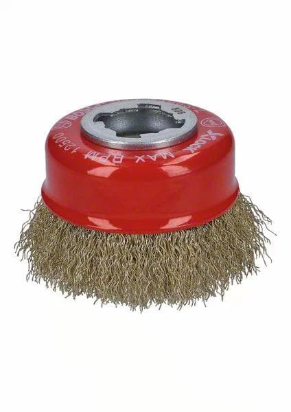 Bosch ren för metall - stålkoppsborste - för metall, icke-järnmetall - 75 mm - X-LOCK (2608620730)