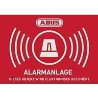 ABUS-varoitustarrahälytin -D- 148x105mm (AU1422)