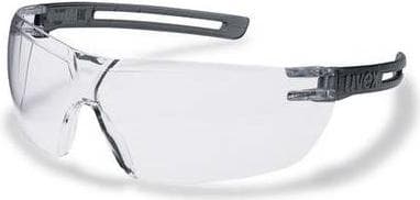 uvex x-fit skyddsglasögon 9199 - reptålig & anti-dim, 100 % UV-400 skydd - skyddsglasögon med klara glas - kemikaliebeständiga arbetsglasögon för labo