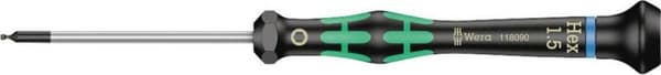 Wera micro inbus schroevendraaier med kogelkop - 1,5 x 60 mm