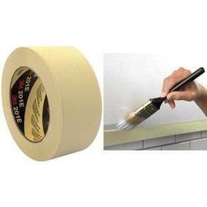 3M malertape 201E, 24 mm x 50 m, papir, beige Den allround professionelle til alle typer malerarbejde - 1 stk (2012450)