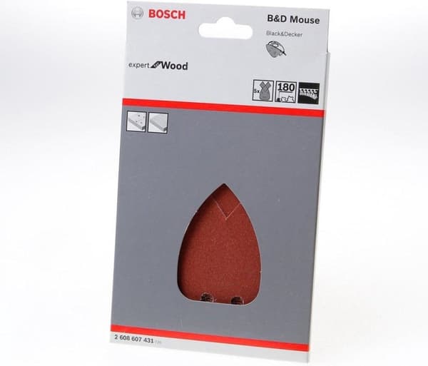 Bosch - 10-delt slibepladesæt 125 mm, 2x40; 4x80; 4x120