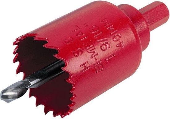 wolfcraft GmbH 5464000 - En - Borr - Gipsskivor - Icke-järnmetall - Plast - Plywood - Stål - Trä - Röd - Bimetallisk - Höghastighetsstål (HSS) (546400