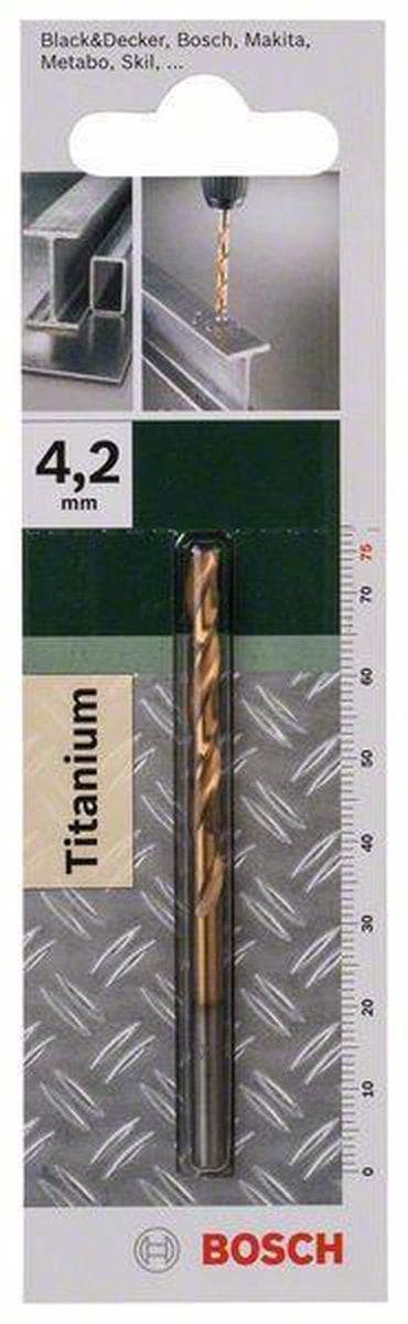 Bosch - Metalliporat HSS-TiN, DIN 338 4,2 x 43 x 75 mm