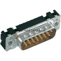 Harting 09 65 361 7712 D-sub hankontakt 180 ° Antal stift: 25 Lödning 1 st(ar)