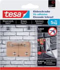 Miniatyrbillede 1 af 5: Tesa selvklæbende skrue - Til sten og mursten - kan belastes op til 5 kg - 2 stk.