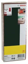 Miniatyrbild 1 av 2: Bosch 25-delat sliparksats för orbitalslipmaskin, klämsystem, 93 x 230 mm, 8 hål, korn 40