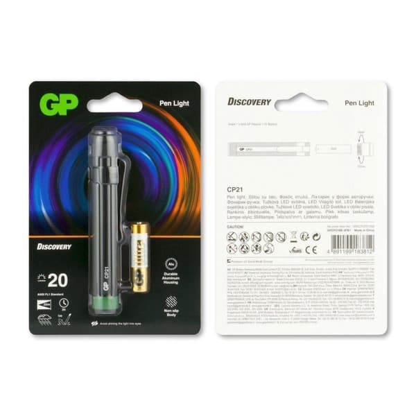 GP Taskulamppu 1x AAA Cp21 20 lumen