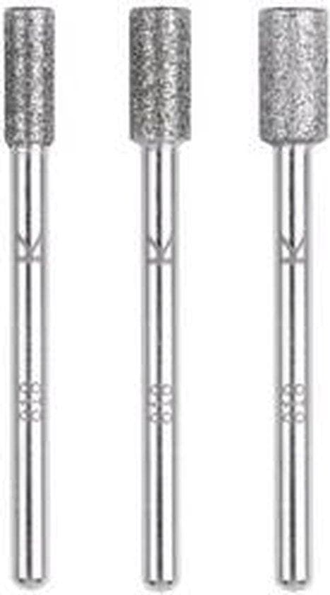 Wolfcraft 5987000 diamantslipstiftset, cylindriskt, 3-delat. 1 set (5987000)