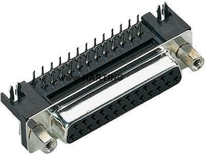 Harting 09 68 463 5812 D-sub hanstik 90 ° Antal ben: 37 Lodning 1 stk.