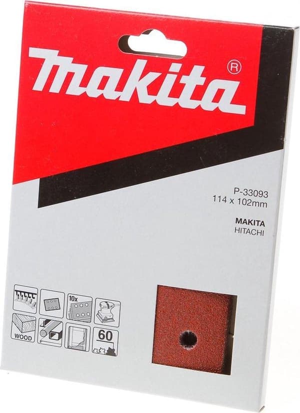 Makita Slipark K60 114x102 Röd
