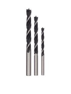 Bosch tilbehør 2609255308 træspiralboresæt 3 styk 6 mm, 8 mm, 10 mm lige skaft 1 sæt