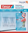 Miniatyrbillede 1 af 5: Tesa 77735 powerstrips klæbekrog gennemsigtig 1 kg. - 2 stykker