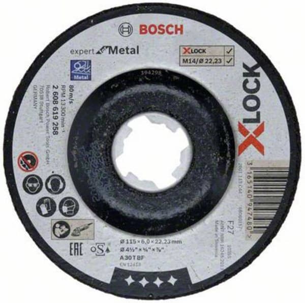 Bosch Accessories 2608619258 Hiomalaikka kaareva 115 mm 22,23 mm 1 kpl