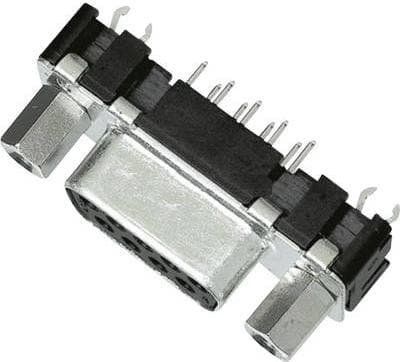 Harting 09 66 155 6511 D-sub honkontakt 180 ° Antal stift: 9 Lödning 1 st.