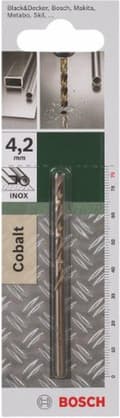 Miniatyrbillede 1 af 2: Bosch - Metalbor HSS-Co, DIN 338 4,2 x 43 x 75 mm