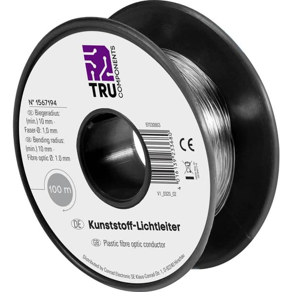 TRU COMPONENTS TC-9560356 POF-kabel Polymer Simplex 50 m