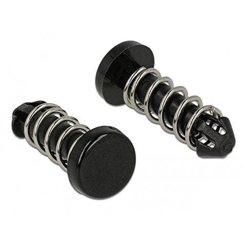DeLOCK - Heatsink snapnitter - Sort (pakke med 10) (18273)