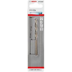 Bosch - Metalliporat HSS-Co, vakio 6 x 57 x 93 mm