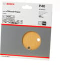 Miniatyrbild 1 av 5: Bosch 2608900813 EXPERT Slipskiva C470 Bäst för trä och färg, diameter 150 mm, ådring 40, 6 hål, 5x