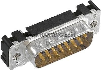 Harting 09 65 161 7712 D-sub-urosliitin 180 ° Tapien lukumäärä: 9 Juotos 1 kpl