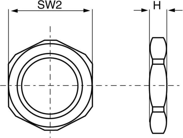 LAPP SKINTOP® GMP-GL-M50 x 1,5 Låsemøtrik M50 Polyamid Sølvgrå (RAL 7001) 1 stk.