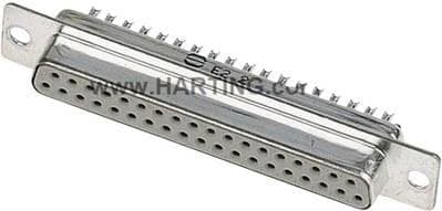 Harting 09 67 209 4715 D-sub hunstik 180 ° Antal ben: 9 Loddekop 1 stk.
