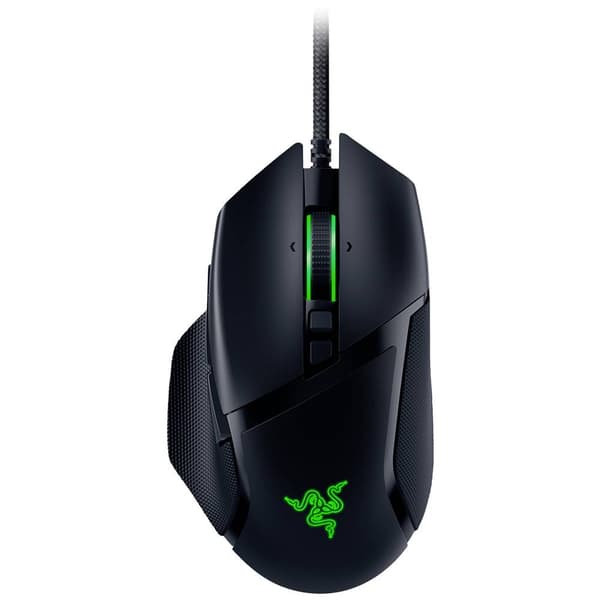 RAZER Basilisk V3 Ergonomisk gamingmus Sladd Optisk Svart 11 Knappar 26000 dpi Upplyst, Ergonomisk Svart