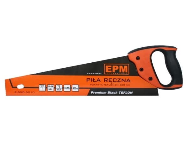 PIŁA RĘCZNA TEFLONOWA 7 ZĘBÓW/CAL PREMIUM BLACK TEFLON 450MM