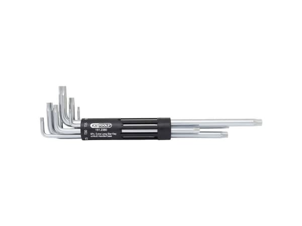 KS Tools 151.2380, momentnyckel, metallisk, krom-vanadiumstål, 420 g, 8 st