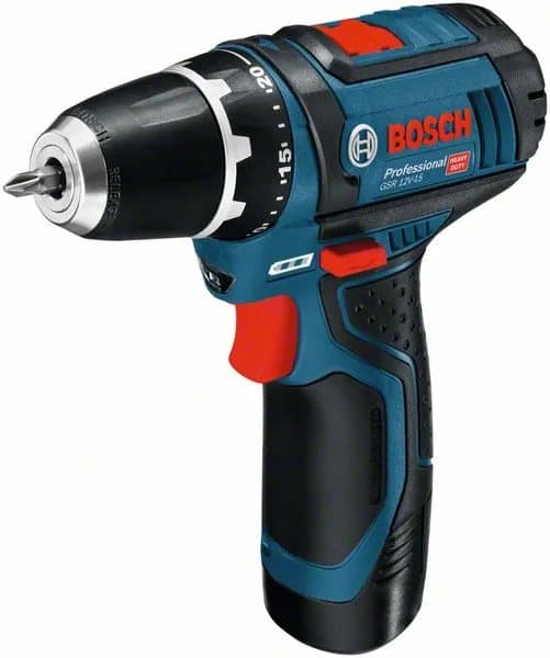Bosch GSR 10,8-2-LI Professional, Boremaskin med pistolgrep, 1 cm, 1,9 cm, 1 cm, 1 mm, 400 RPM