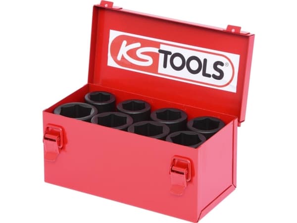 KS Tools 515.0510, Avainsarja, 3/4", 8 päätä, kromimolybdeeniteräs, ISO 1174, DIN 3121, 4,2 kg