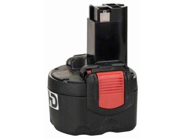 Bosch 2 607 335 682, Akku, Nikkelimetallihybridi (NiMH), 2,6 ah, 9,6 V, Musta, Punainen, 1 kpl