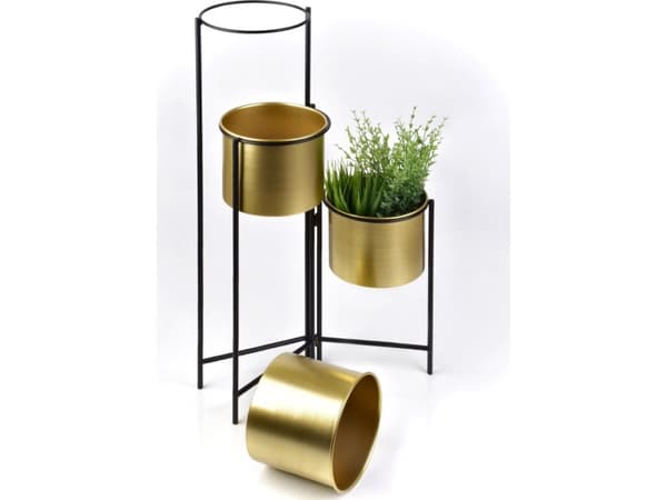 Affek Design SWEN GOLD kukkateline h80x19.5cm/h60x19.5cm/h40x19.5cm/h40x19.5cm