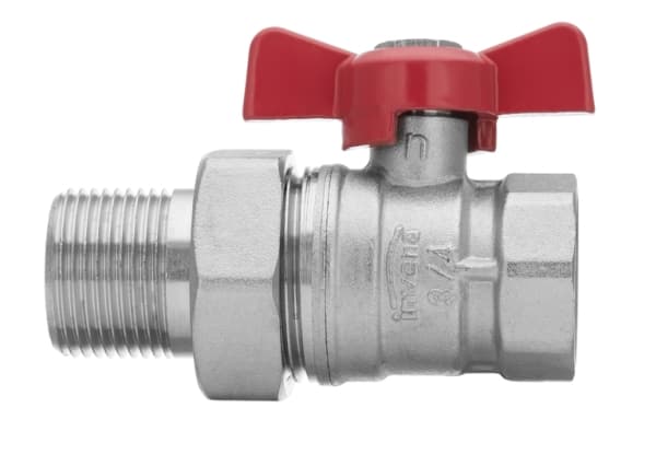 Invena MILLENIUM pallohana, jossa on perhonenuppi 3/4" naaras/ulkokierre - ZK-31-020