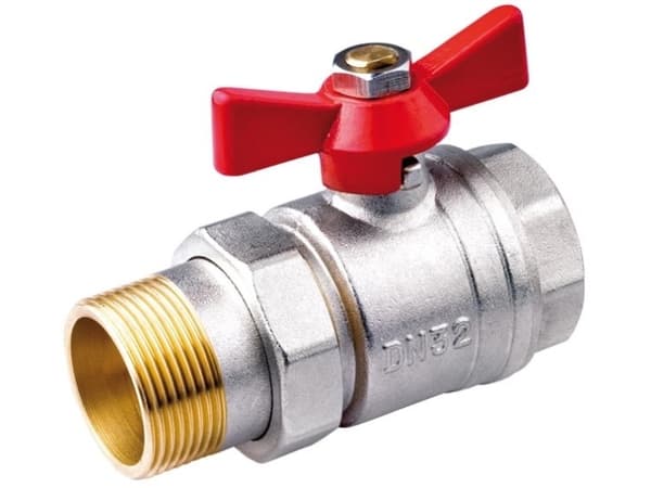 Perfexim Vannkuleventil WZ DN32 med forsterket sommerfugltilkobling PHA-005/SM G1 1/4 WZ PN30 DN32 (00-005-0320-000)