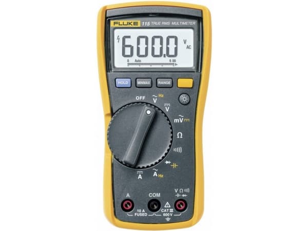 Fluke 2583583-ISO Hånd-multimeter Kalibreret (ISO) digital CAT III 600 V Visning (counts): 6000