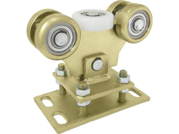 Zabi Svingvogn med 5 justerbare ruller, metall for profiler 80x80mm, 5mm vegg WR-5M-80