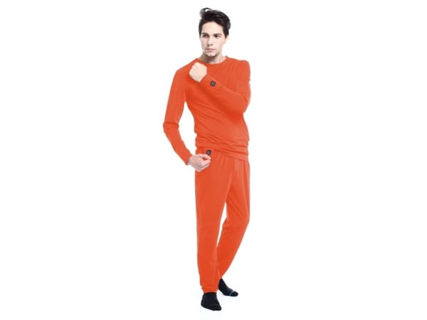 Glovii GP1RXL, Lange underbukser, Voksen, Unisex, Rød, Monokromatisk, XL