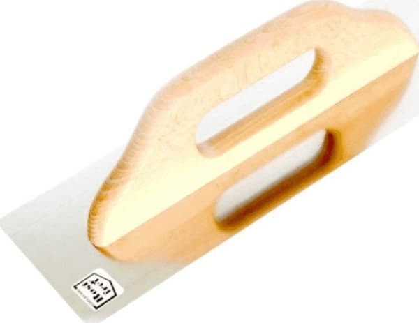 EPM smooth stainless steel trowel wooden handle 780x130mm (E-323-6780)