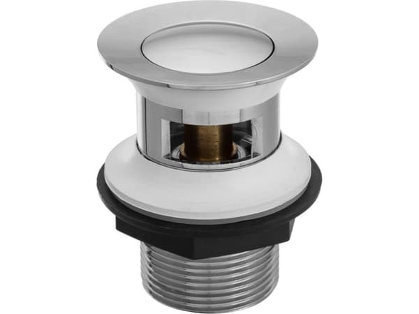 Invena Automaattinen napsutulppa 5/4" pieni kromi (SC-B1-027)