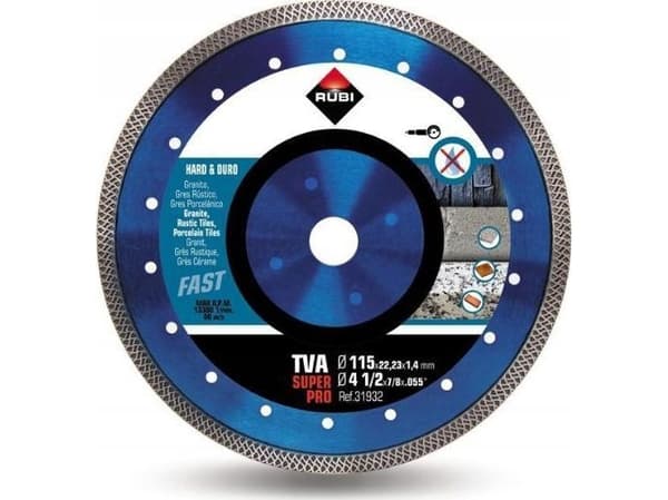 Rubi DIAMOND HARD MATERIALS, TURBO VIPE FÄLT