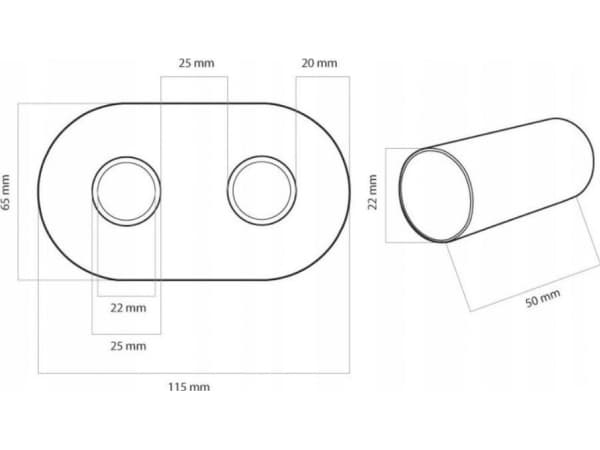 Invena INVENA ROSETTES FOR DUOPLEX GRAPHITE