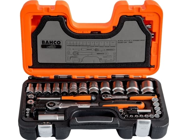 Bahco 1/4+1/2 jakoavaimen sarja - s560 56 kpl