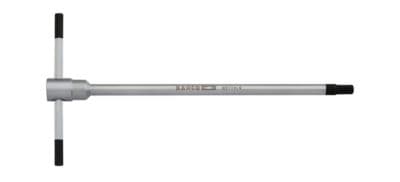 Bahco T-nøgle 4,0mm. - unbrako nøgle m/T-håndtag, glidegreb m/sikkerhedsstop