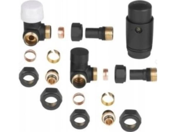 Invena INVENA KPL TERMOSTAT. AXIAL SVART