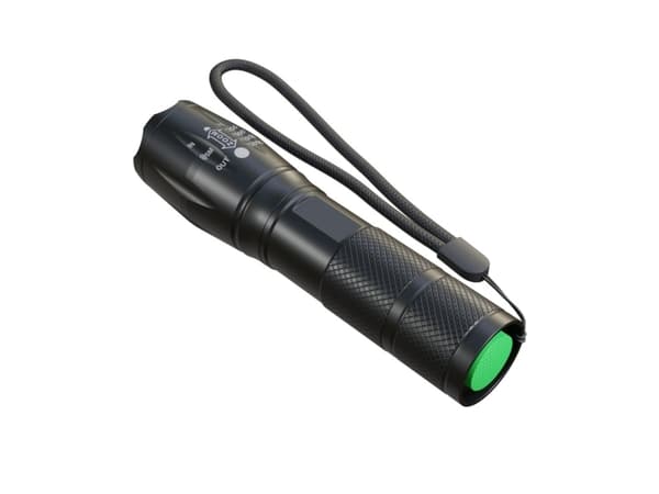 Extralink EX.30684, Käsikokoinen taskulamppu, Musta, Alumiini, Painikkeet, SMD LED, 1 lamppua